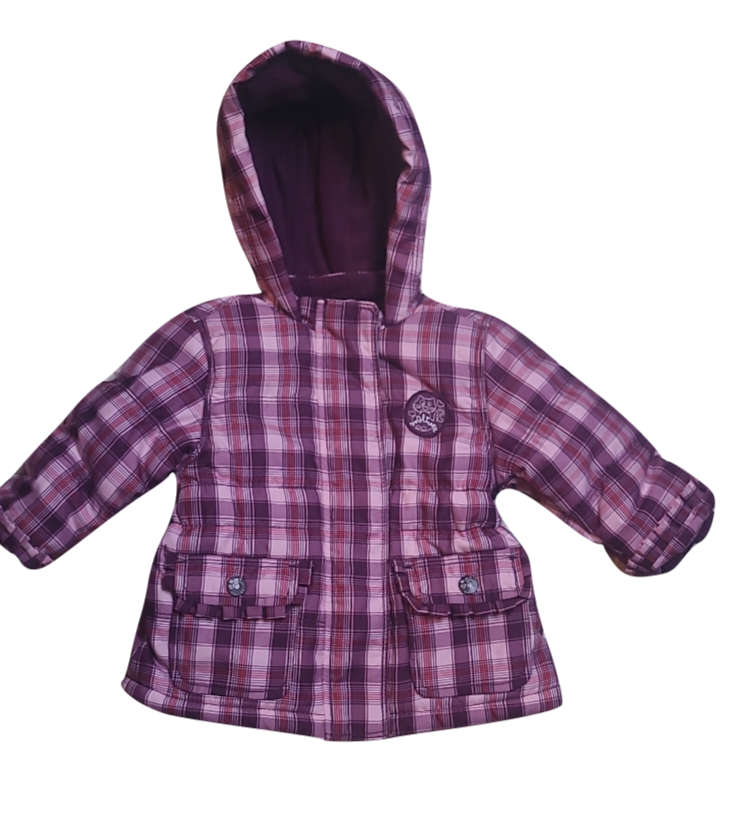 Jas Met Kap Geruit S-Oliver Bordeaux
