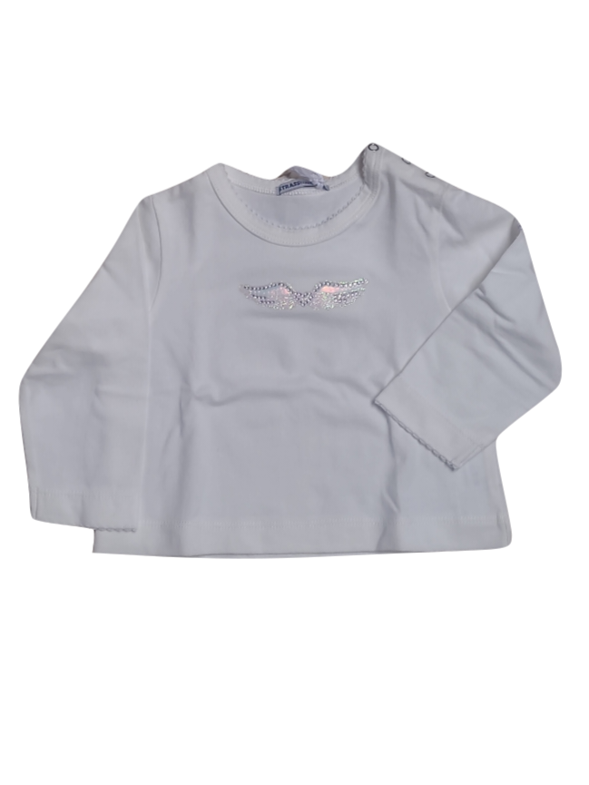 T-shirt L/M &quot;Wings&quot; Ecru