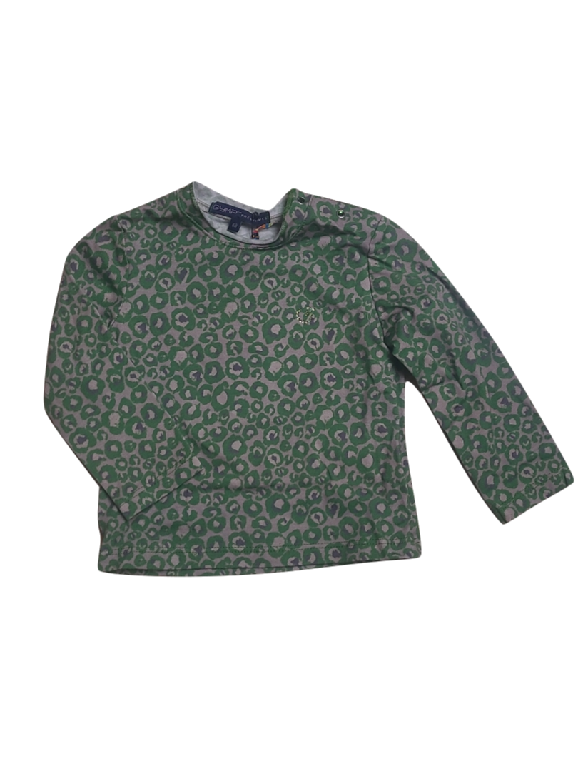 T-shirt L/M Gymp Groen Bedrukt