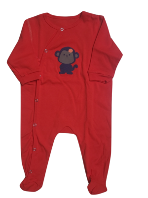 Pyjama/Voetjes &quot;Boboo&quot; Pericles Rood