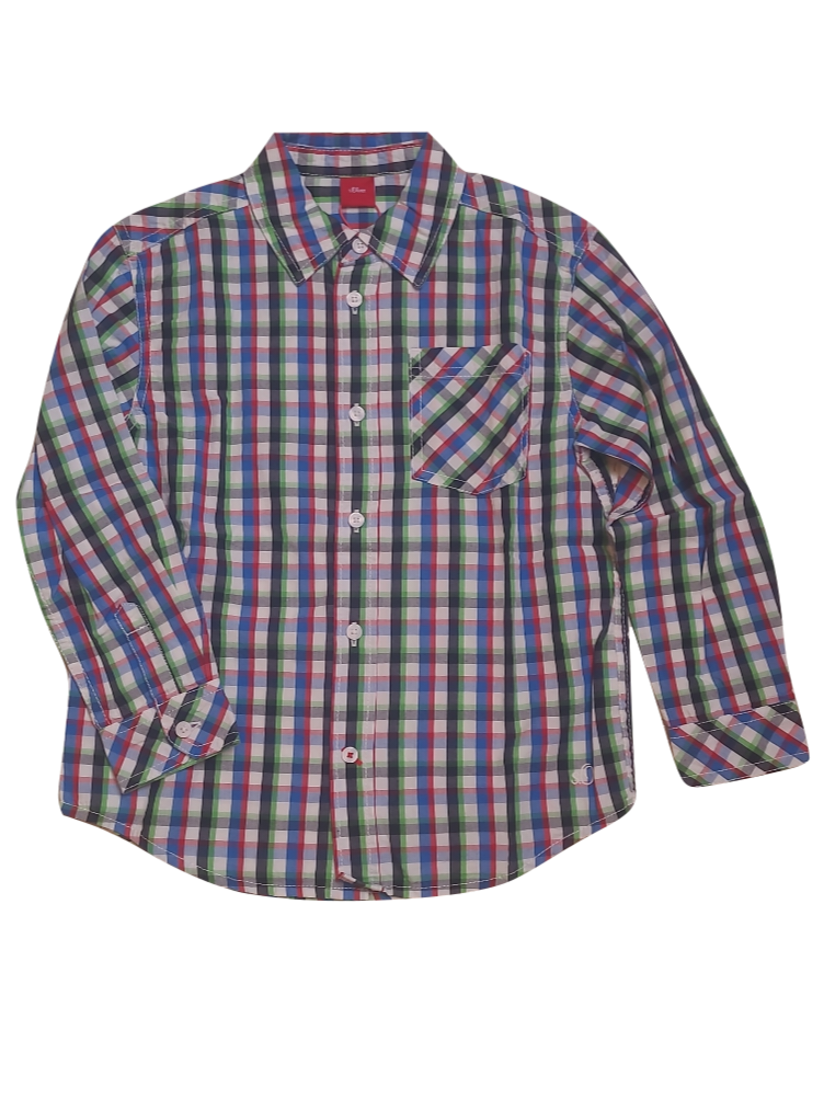 Hemd L/M S-Oliver Multi Geruit