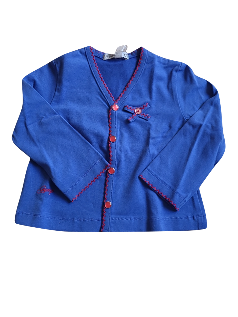 Gilet Strikje Gymp Blauw