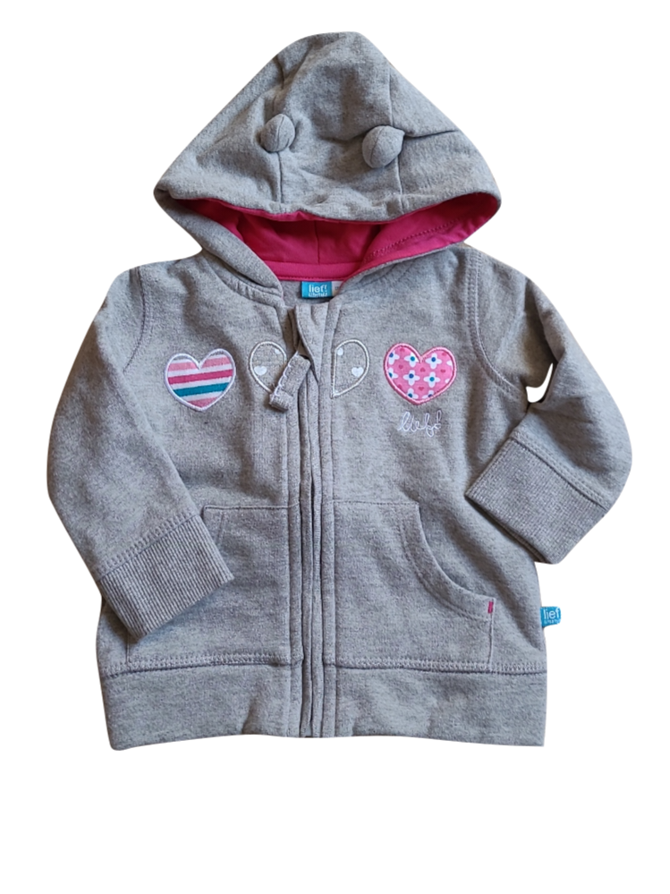 Gilet/Kap &quot;Hartjes&quot; Lief Grijs