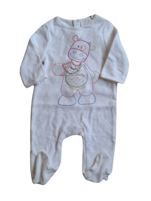 Pyjama/Voetjes &quot;Lola&quot; Noukie&#39;s Wit