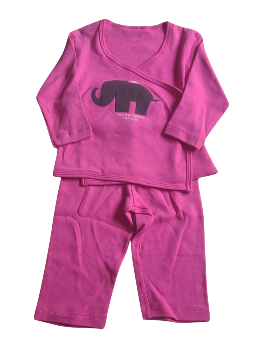 Pyjama &quot;Let&#39;s Stay Together&quot; Pericles Roze