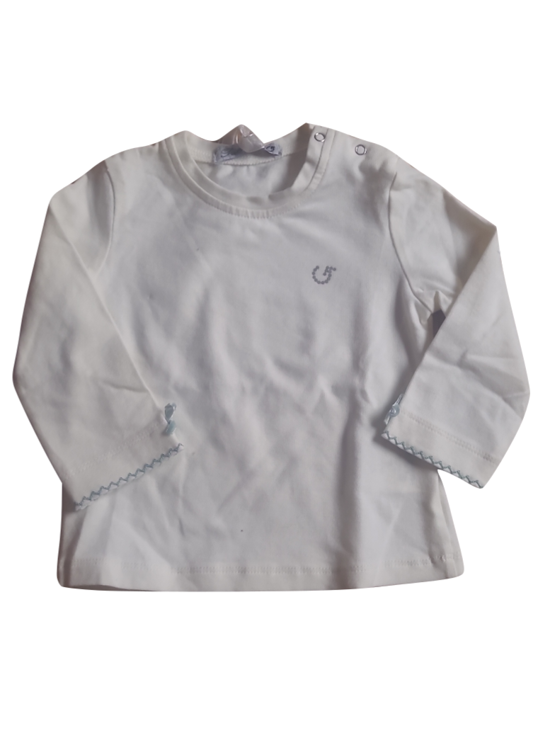 T-shirt L/M Gymp Ecru