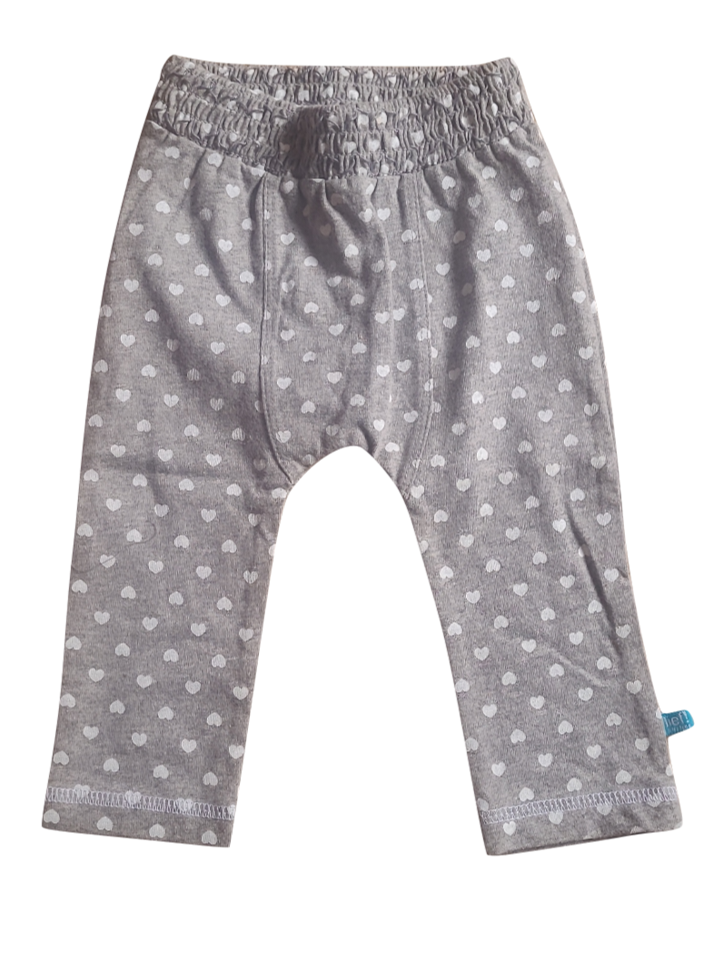 Broek &quot;Hartjes&quot; Lief Grijs