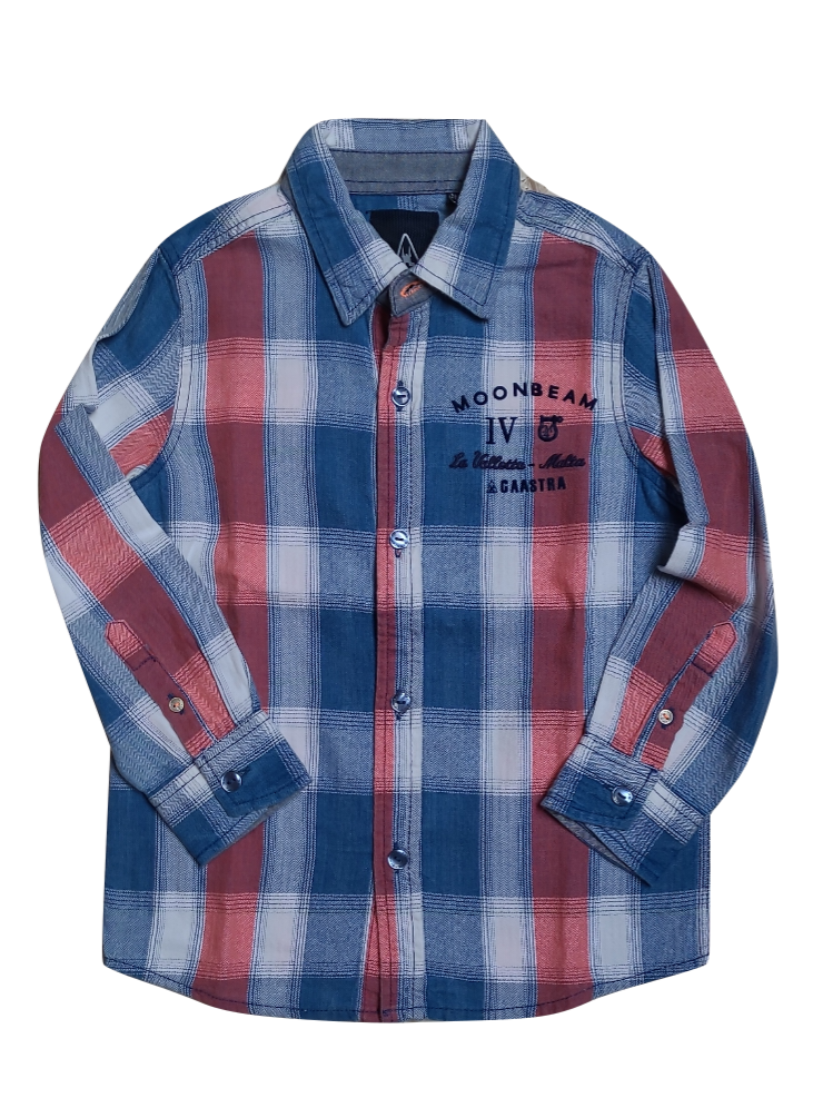 Hemd L/M &quot;Moonbeam&quot; Gaastra Rood/Blauw Geruit