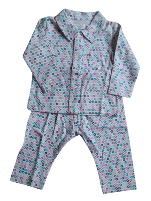 Pyjama "Stars" P'tit Filou Wit Bedrukt