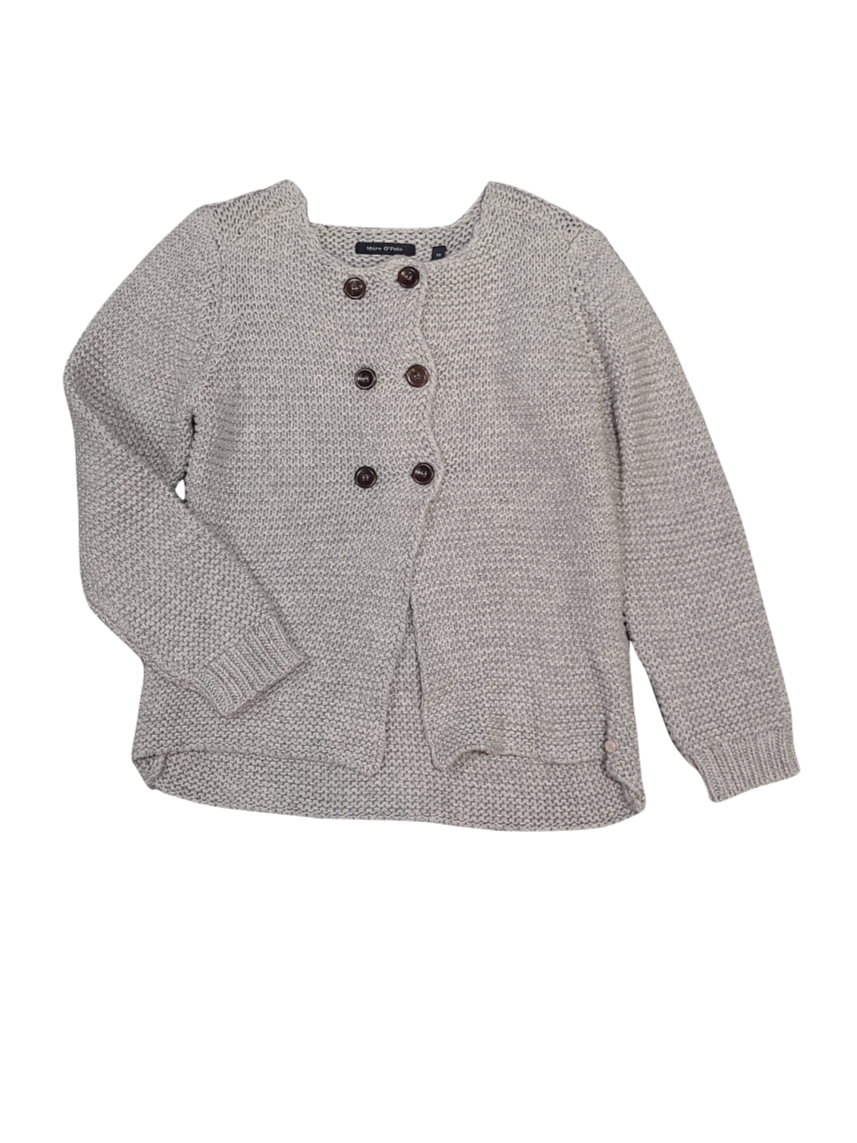 Gilet Knopen Tricot Marc O&#39;Polo Grijs