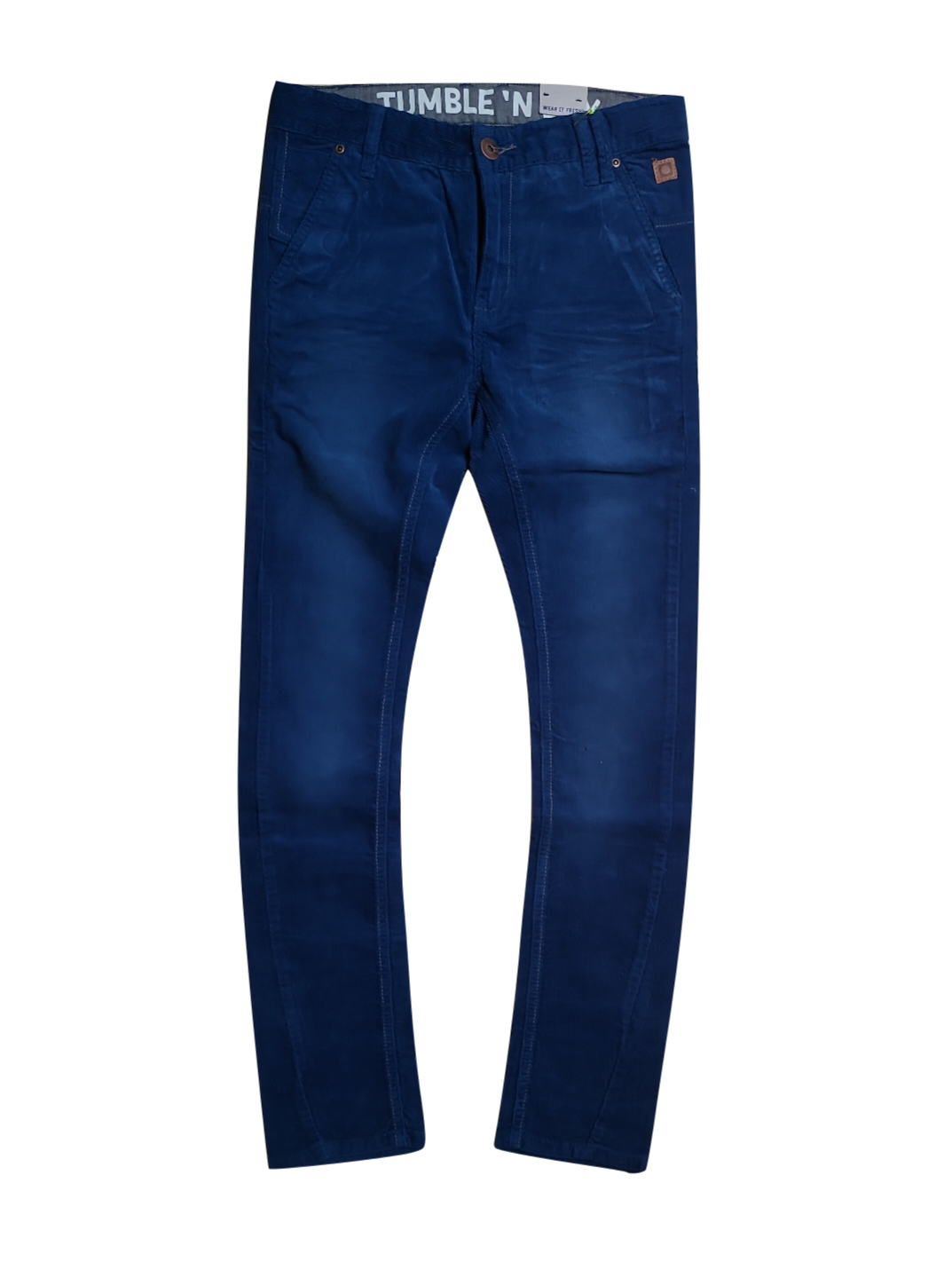 Broek Ribfluweel Tumble &#39;N Dry Blauw