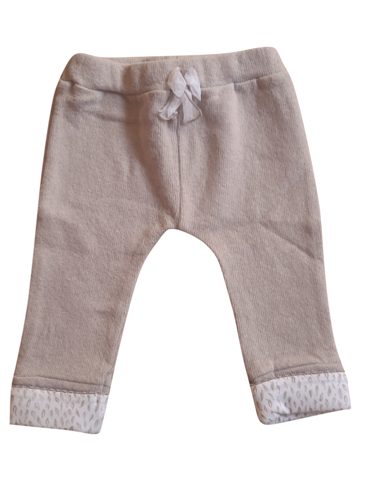 Broek Fleece Gymp Beige
