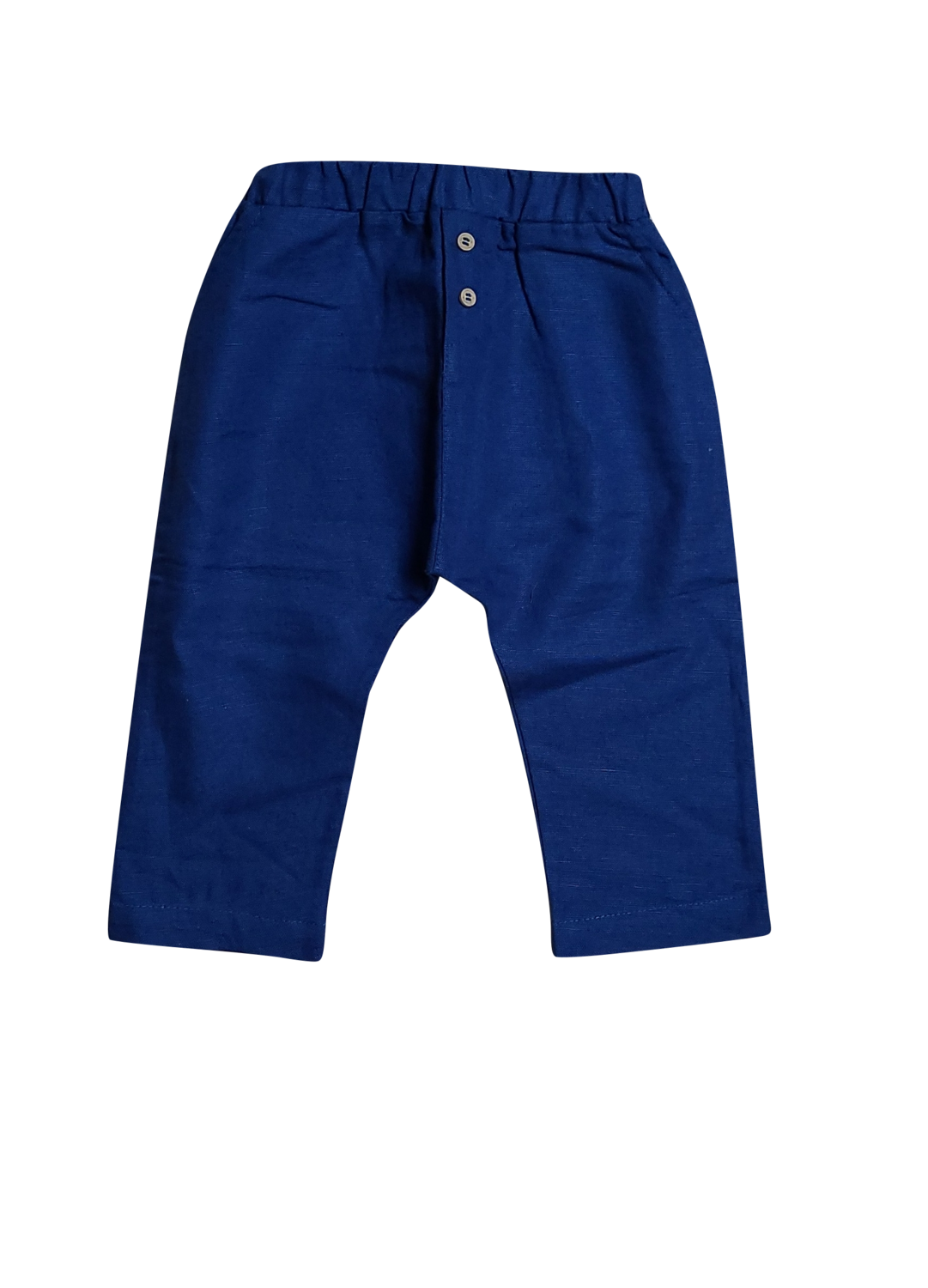 Broek Linnen Yellowsub Blauw