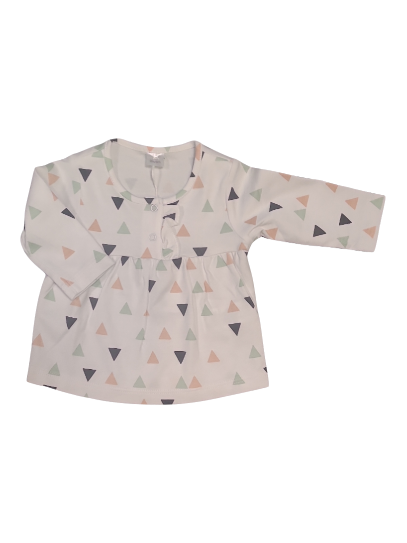 Tuniek L/M Petit Oh! Wit Bedrukt