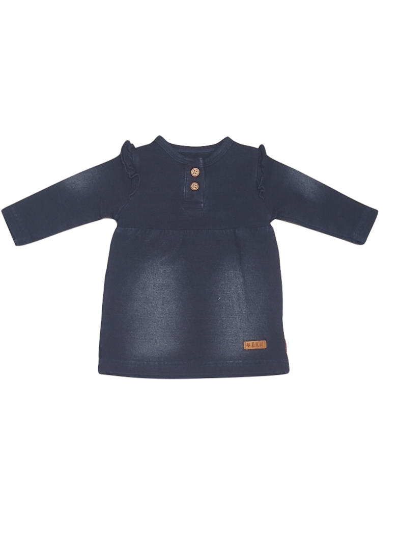 Kleed L/M 2 Knoopjes Bess Donkerblauw