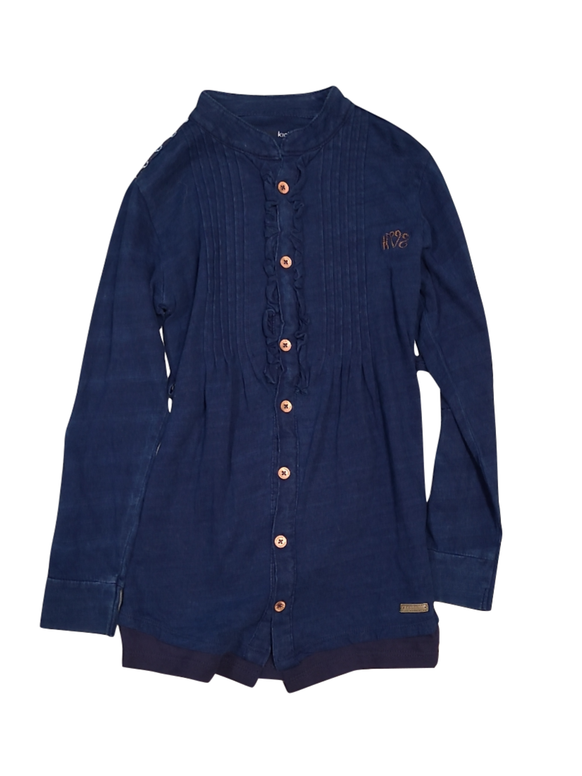 Kleed L/M Knopen Noppies Marine