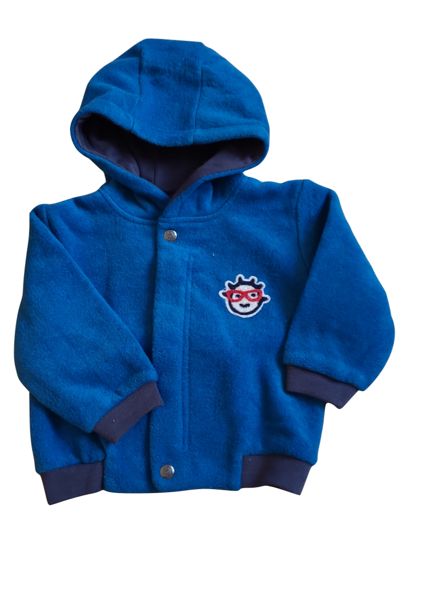 Gilet Polar Met Kap P&#39;tit Filou Blauw