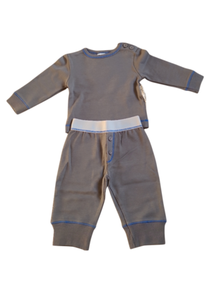 Pyjama L/M Koeka Grijs