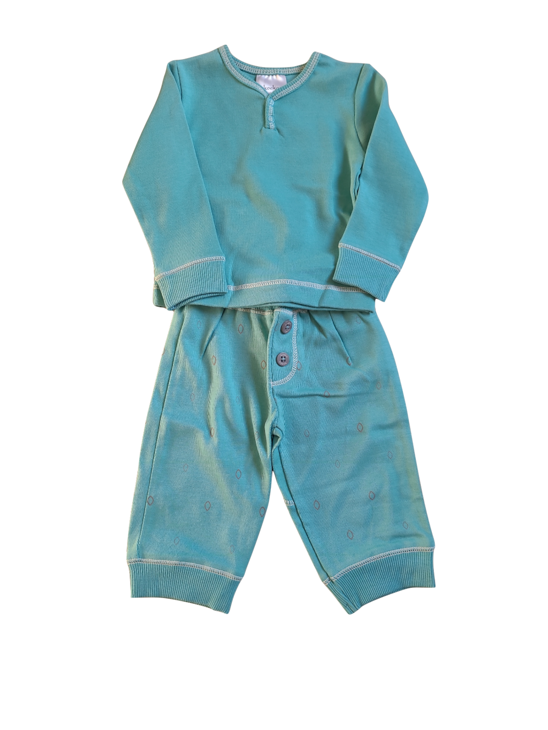 Pyjama L/M Koeka Groen