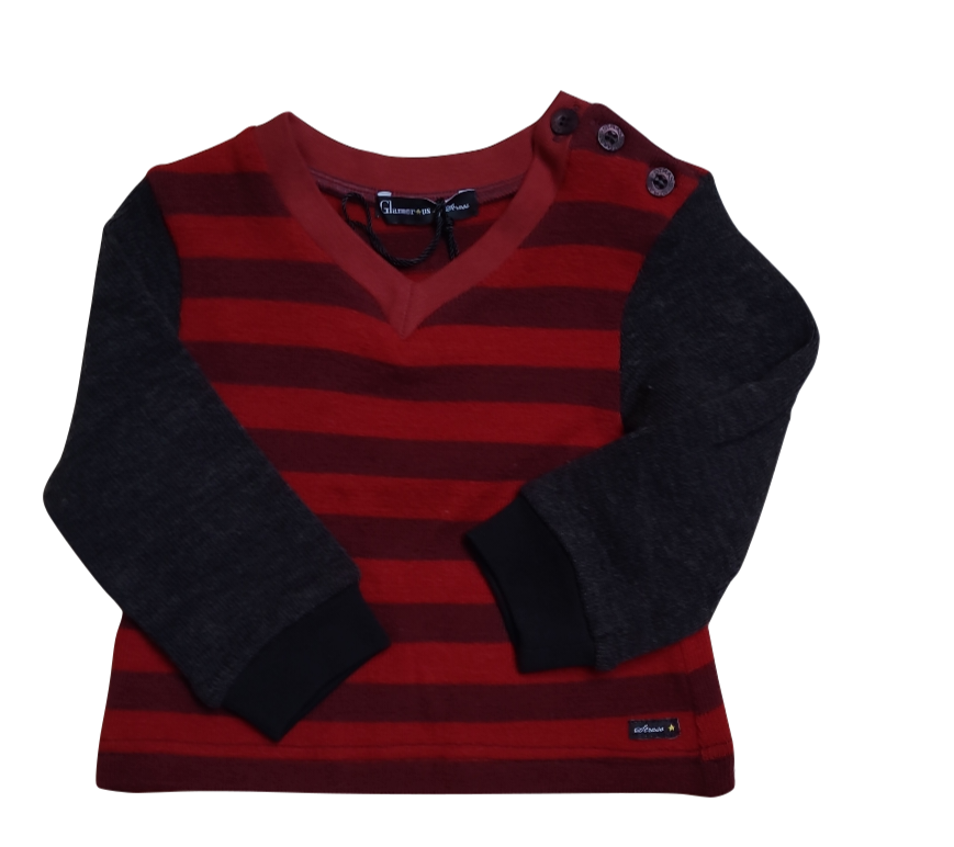 Pull Tricot Strass Rood