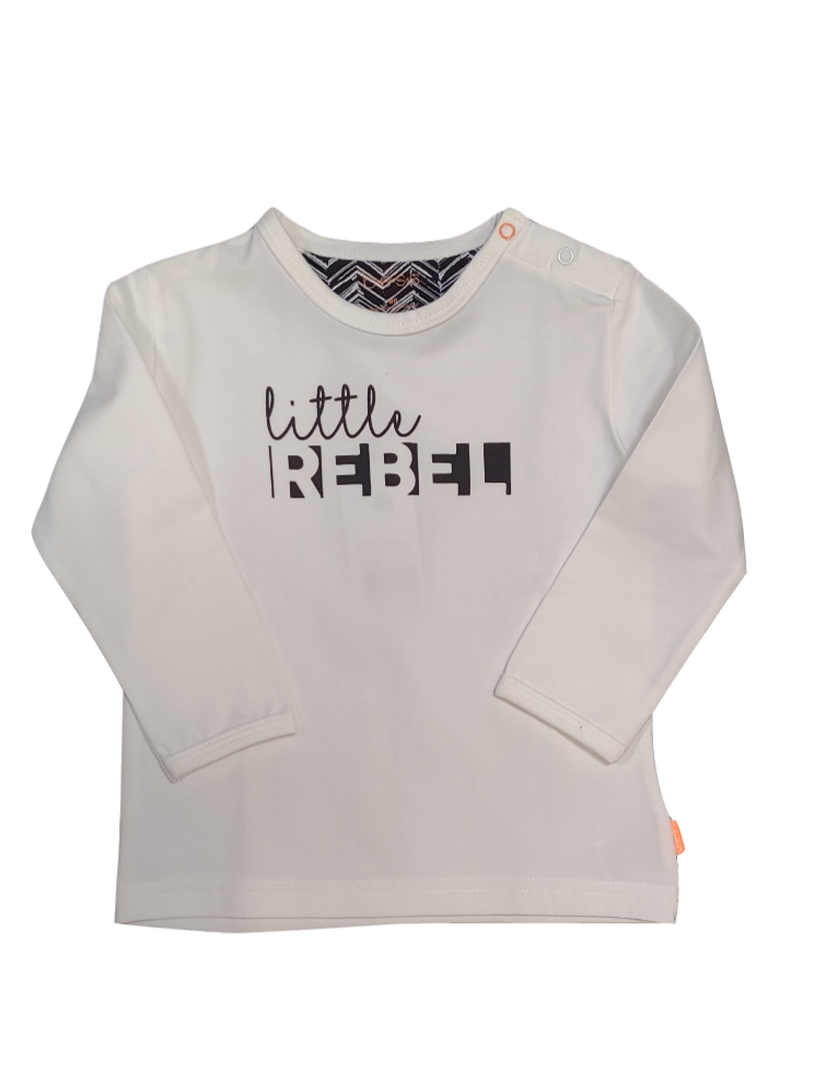 T-Shirt L/M &quot;Rebel&quot; Bess Wit