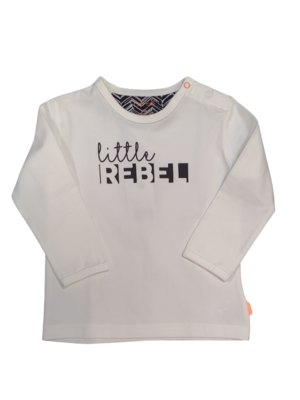 T-Shirt L/M &quot;Rebel&quot; Bess Wit
