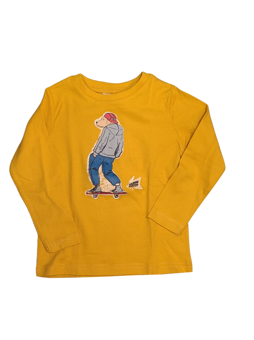 T-Shirt L/M &quot;zoefff&quot; Mini Rebels Oker