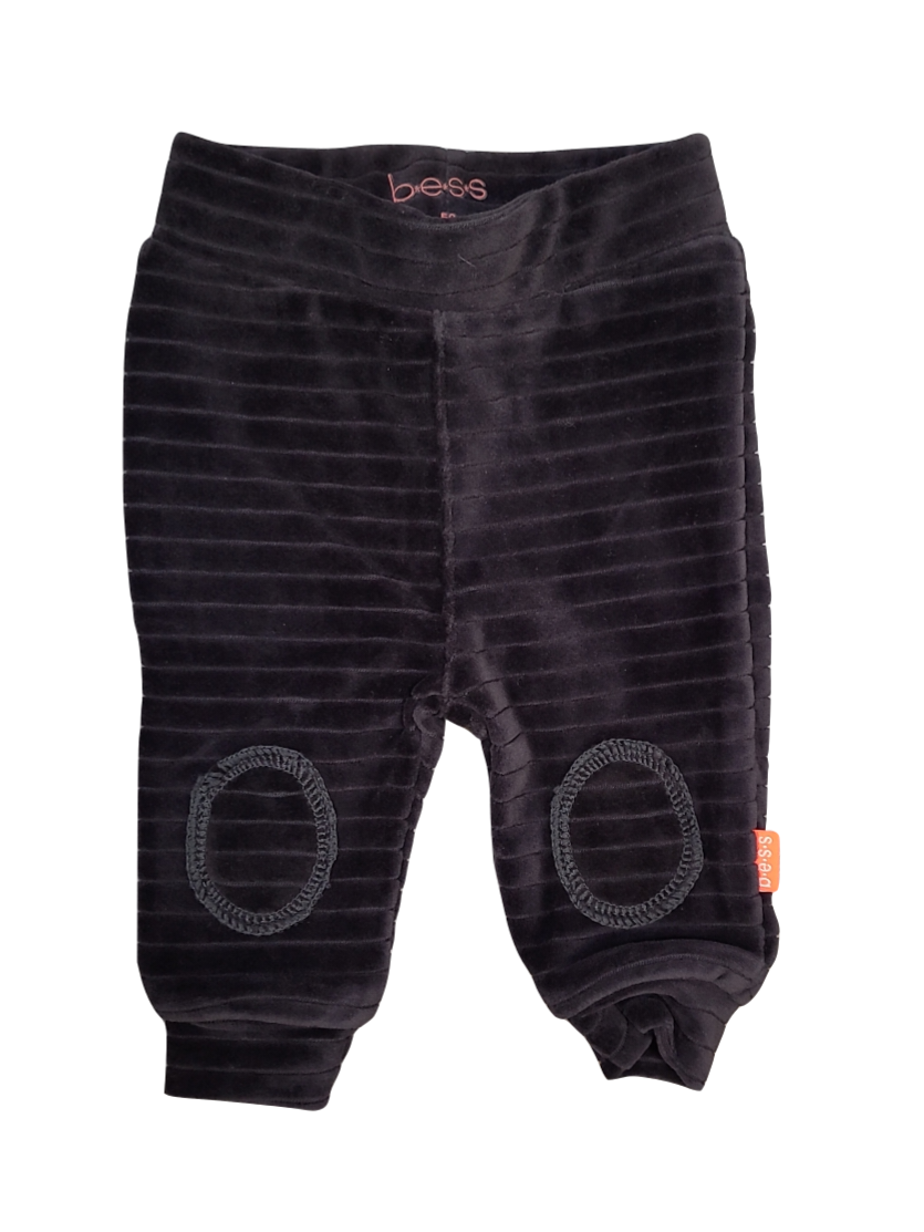 Broek Velours Bess Antraciet