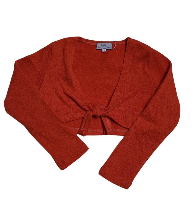 Bolero Tricot Knoop Blathine Roest