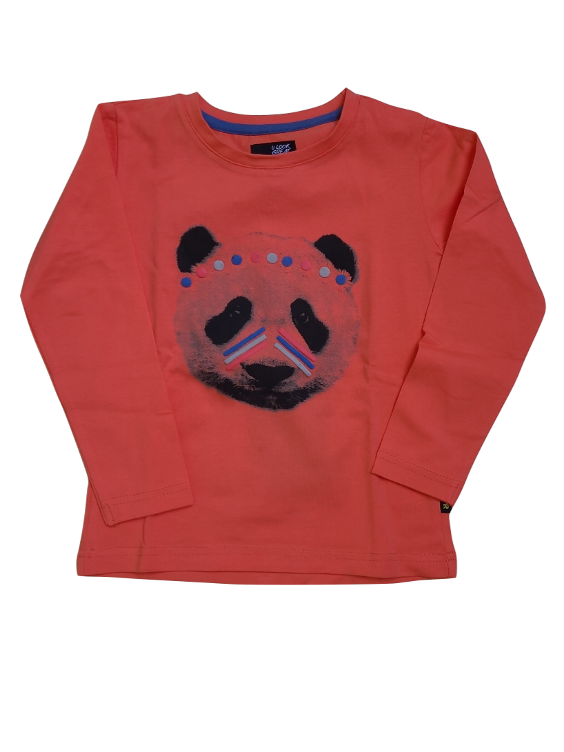 T-Shirt L/M &quot;Panda&quot; Rumbl Koraal
