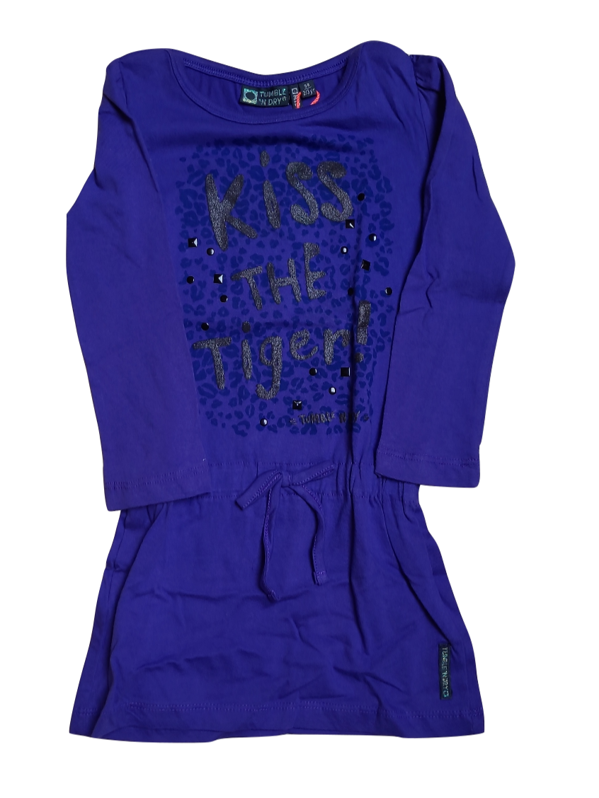 Kleed &quot;Kiss The Tiger&quot; Tumbl &#39;N Dry Paars