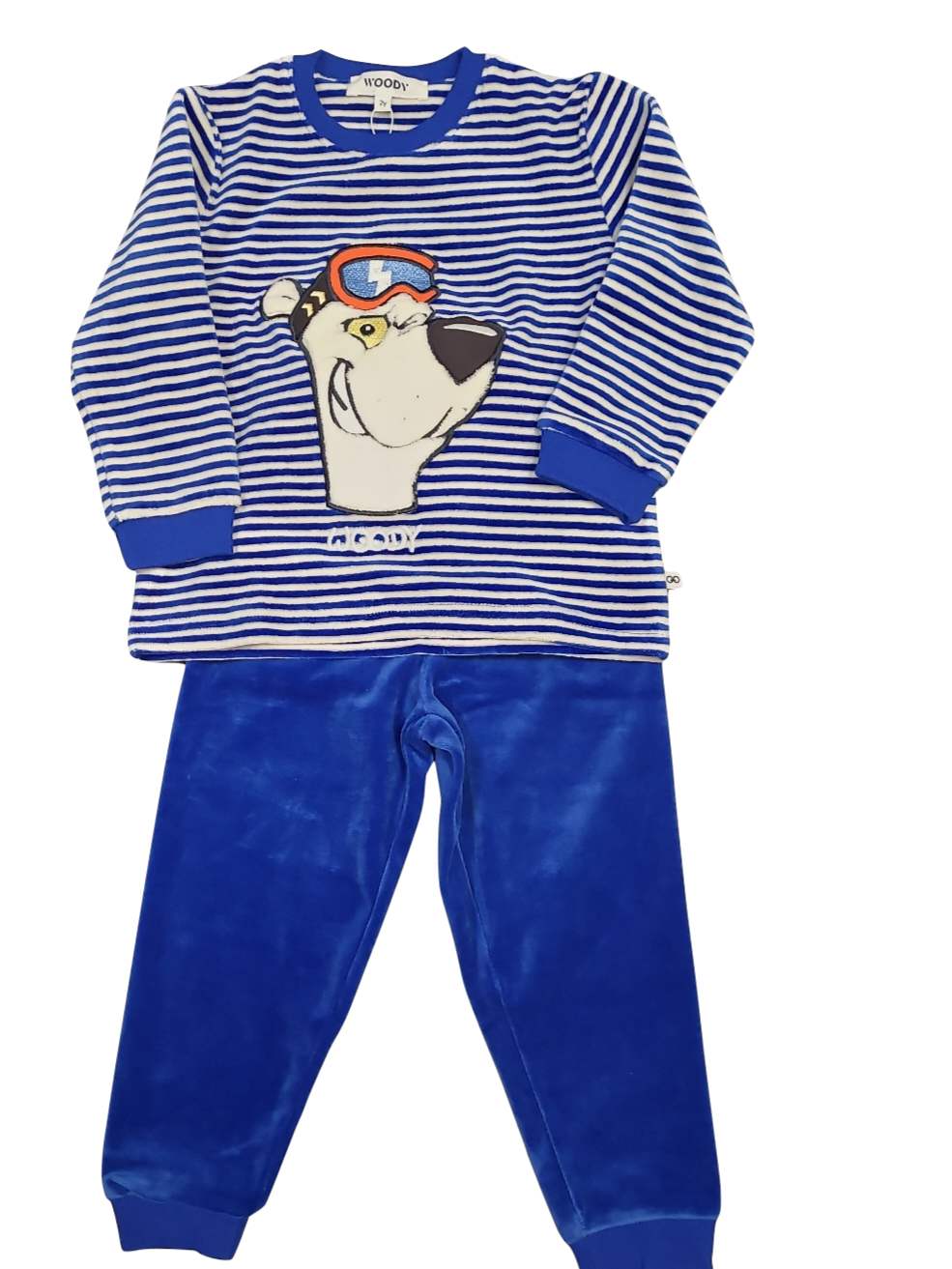 Jongens Pyjama &quot;Ijsbeer&quot; Woody Blauw