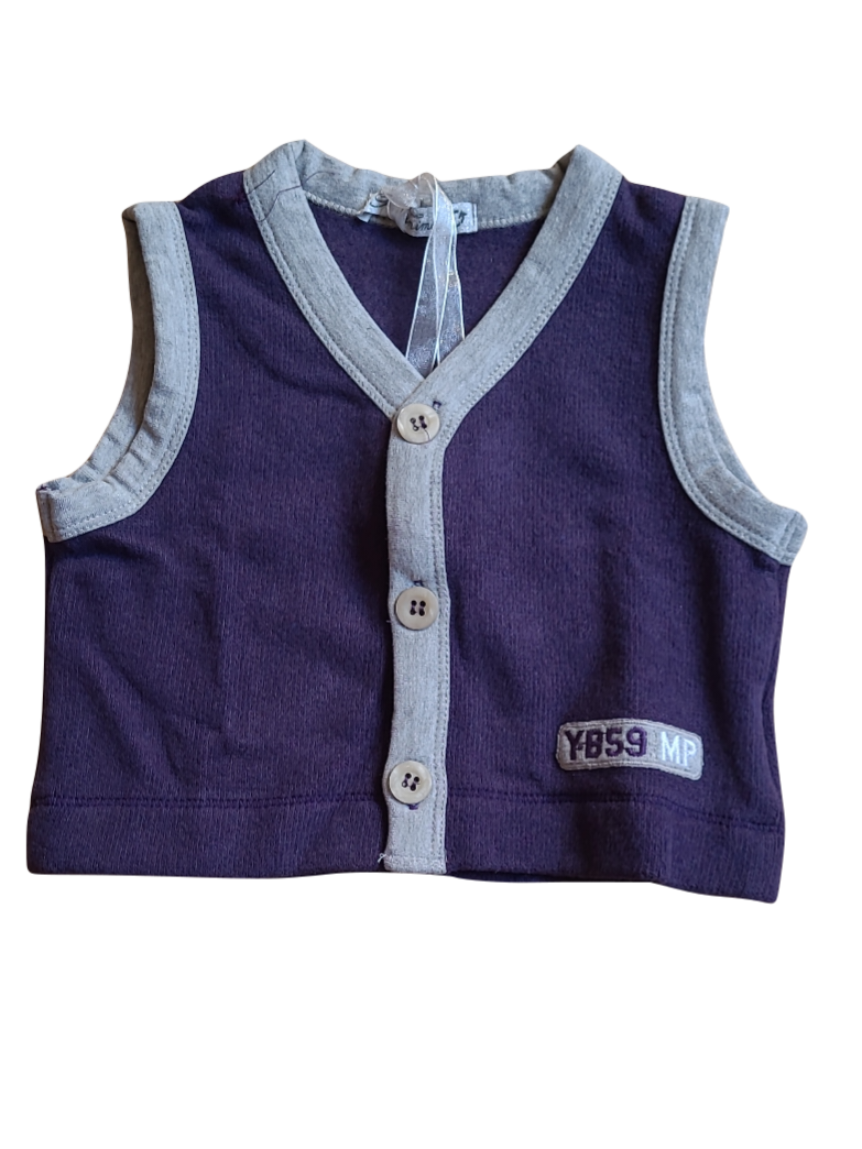 Gilet Zonder Mouw Gymp Aubergine