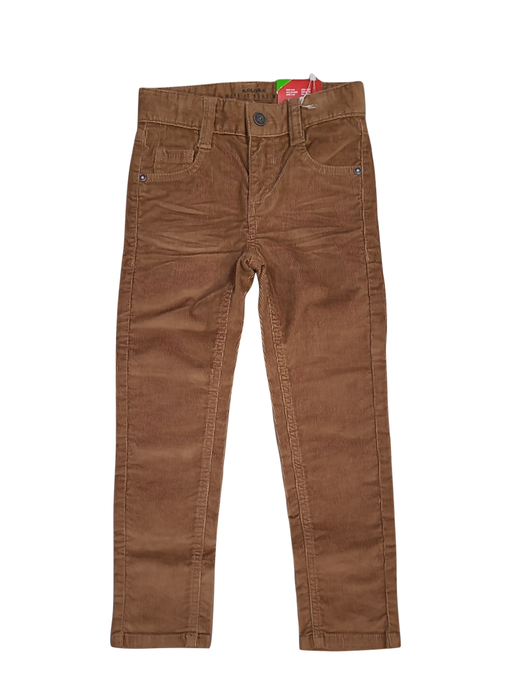 Broek Ribfluweel S-Oliver Bruin