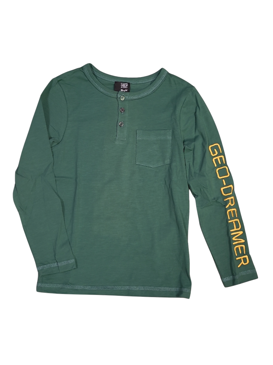 T-shirt L/M &quot;Geo-Dreamer&quot; Rumbl Groen