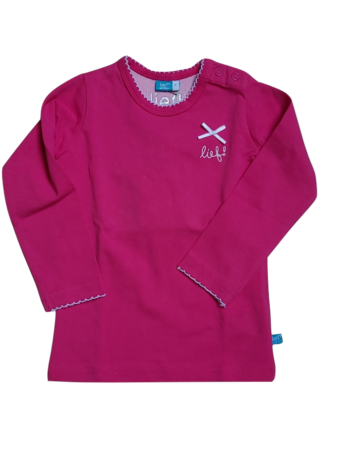 T-Shirt L/M  LIEF! Fuchsia