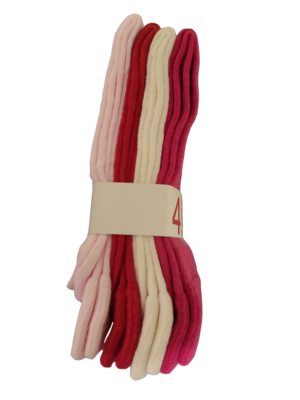 Sokken S-Oliver 4 st Roos/Wit/Rood