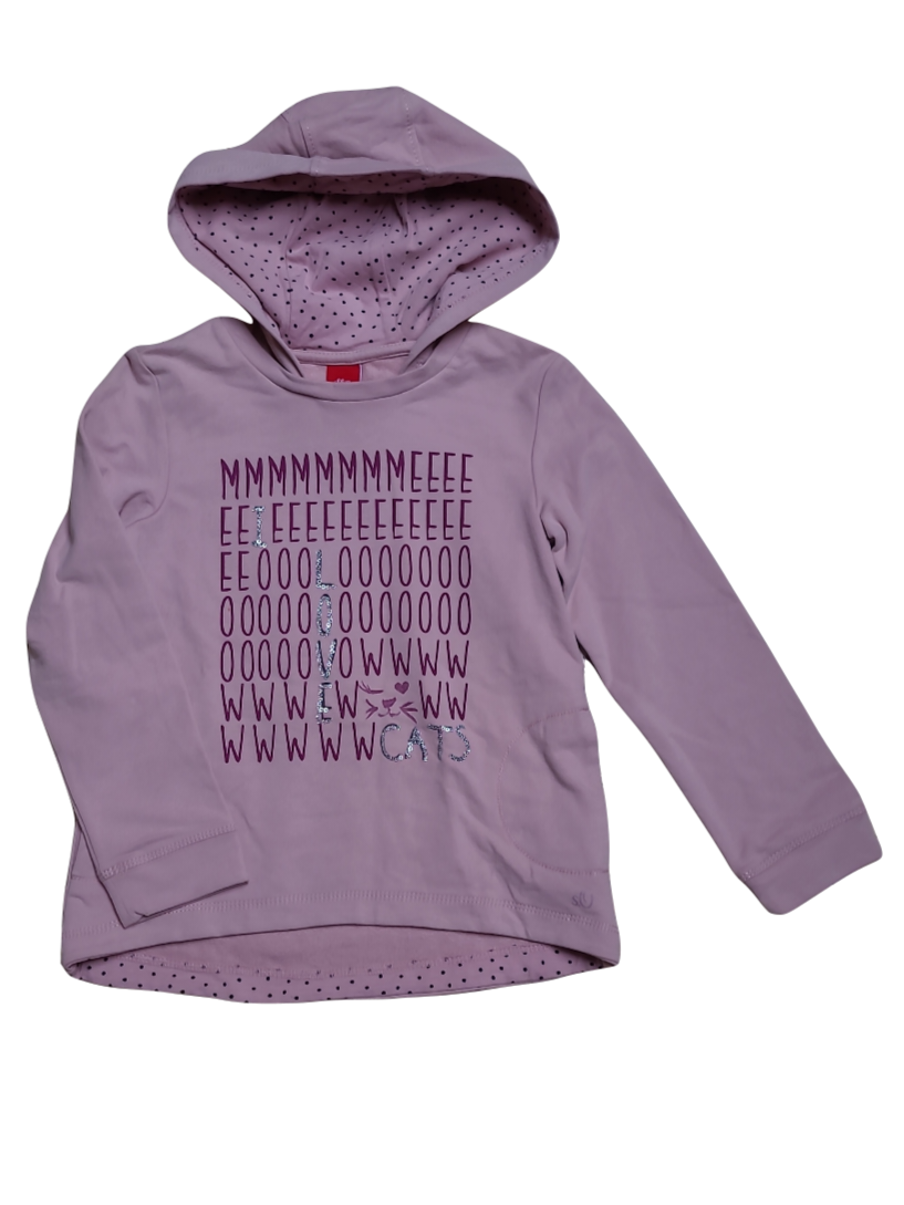 Sweater Met Kap &quot;Love Cats&quot; S-Oliver Roos
