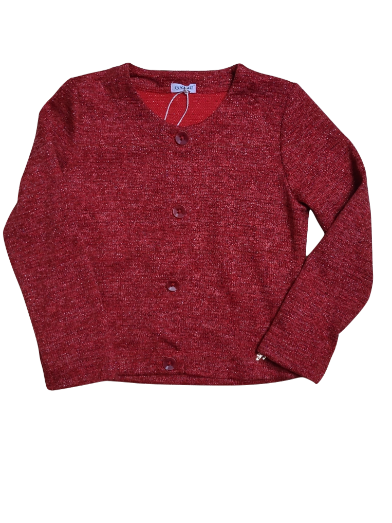 Gilet Met Glitter Gymp Bordeaux