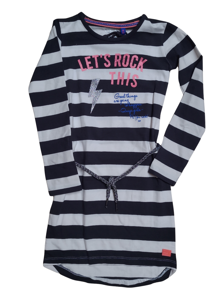 Kleed Streep &quot;Let&#39;s Rock This&quot; Quapi Antraciet