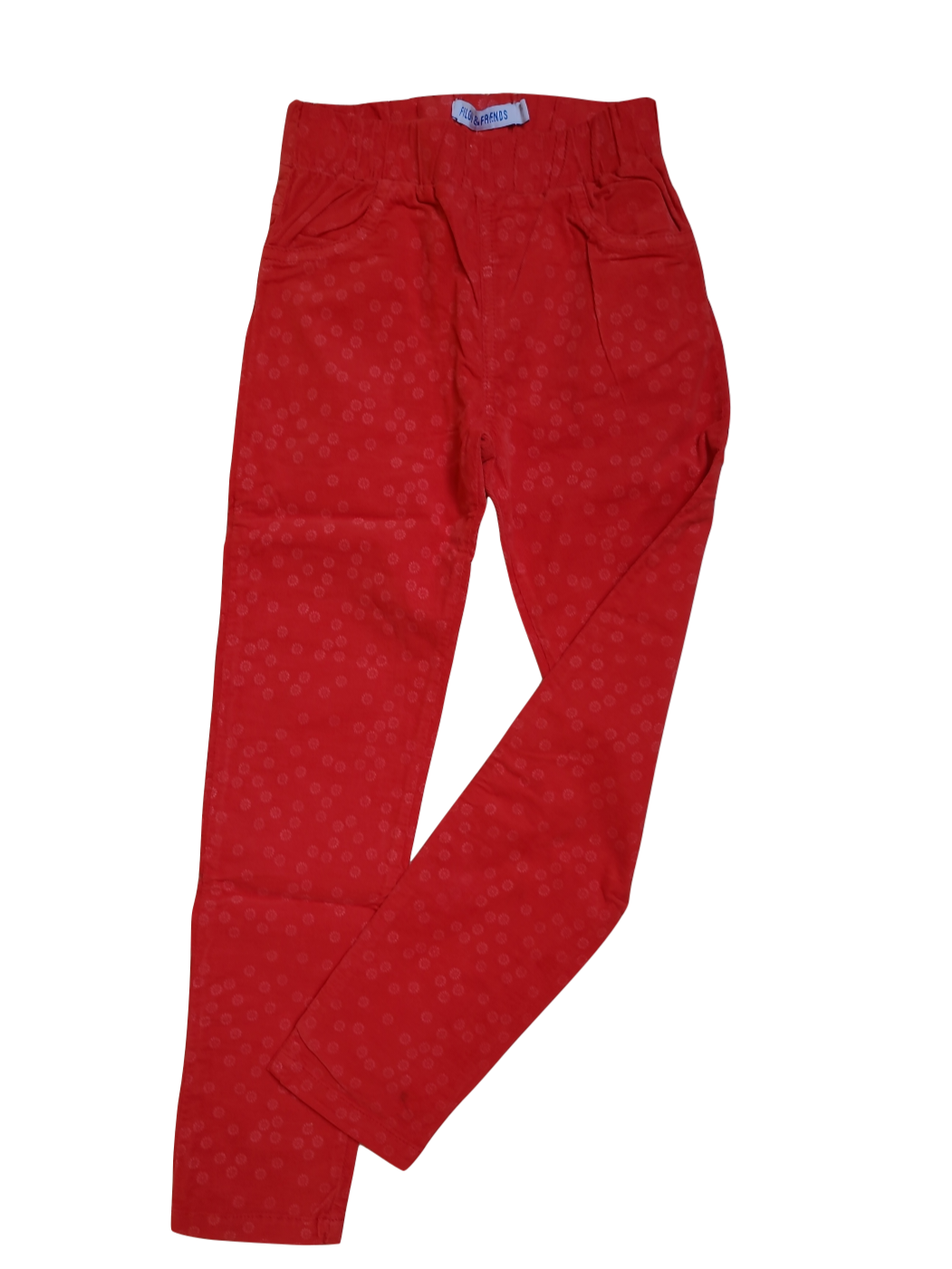 Broek Velours  Filou &amp; Friends Rood