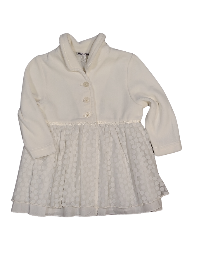 Brassière/Sjaalkraag Strass Ecru