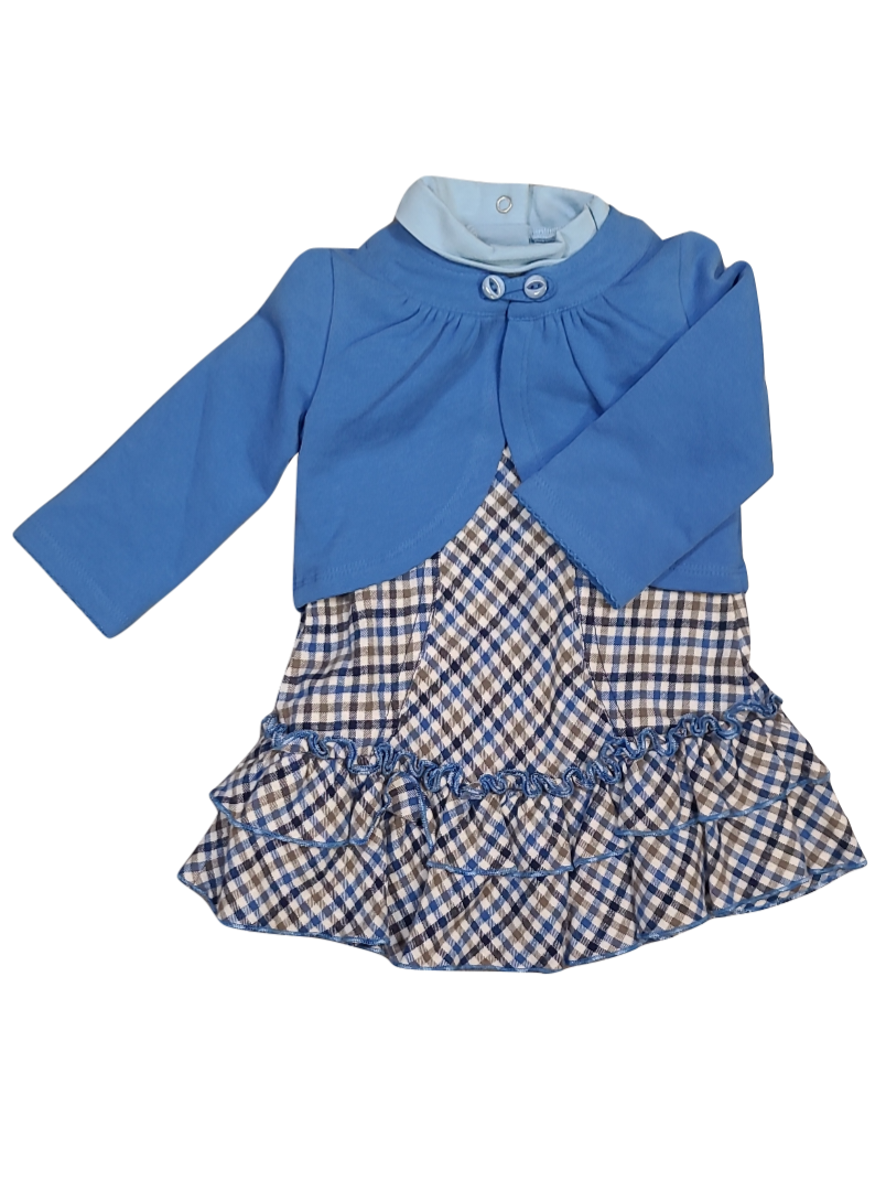 Set Kleed + Souspull + Gilet Gymp Blauw