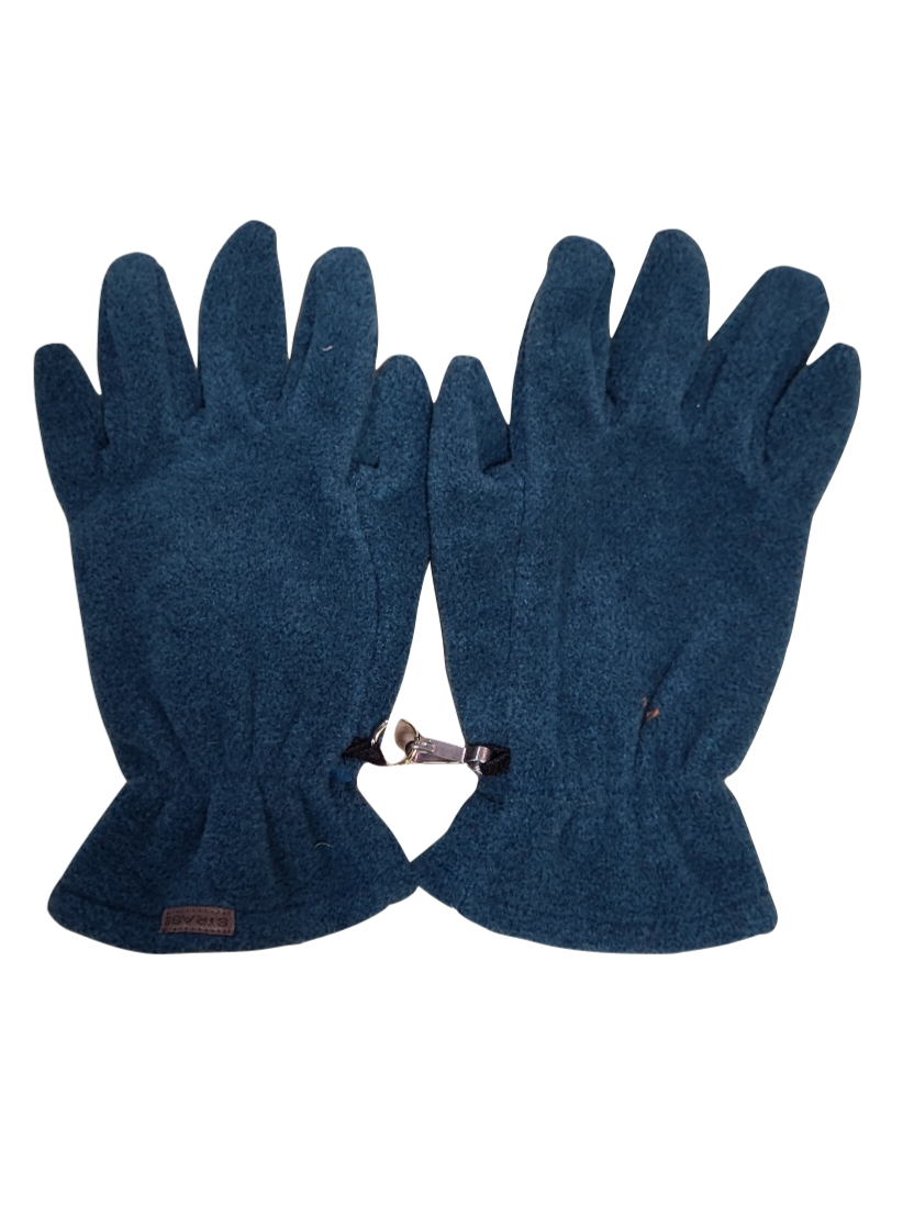 Handschoenen Fleece Strass Petrol