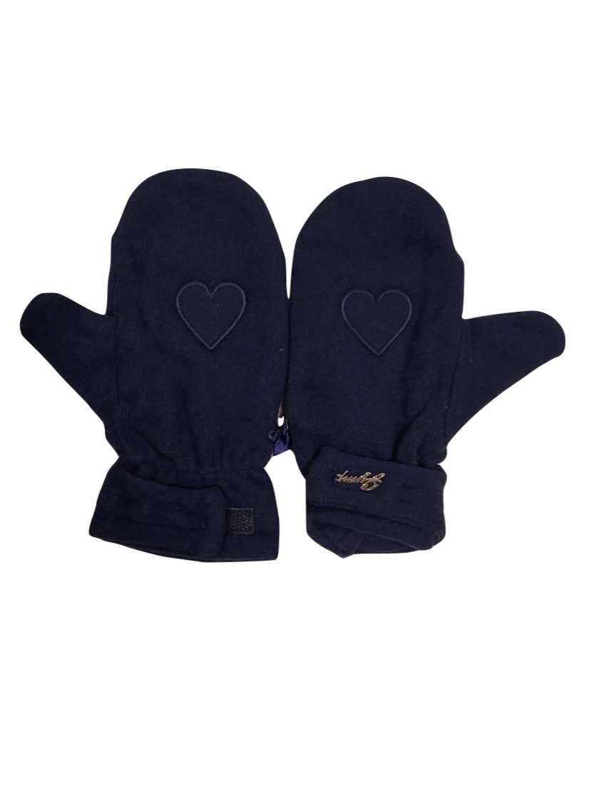 Wanten Met Duim &quot;Hartje&quot; Gymp Donkerblauw