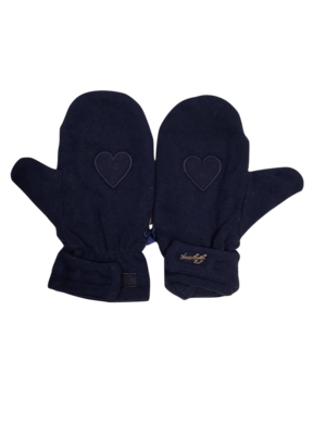 Wanten Met Duim &quot;Hartje&quot; Gymp Donkerblauw