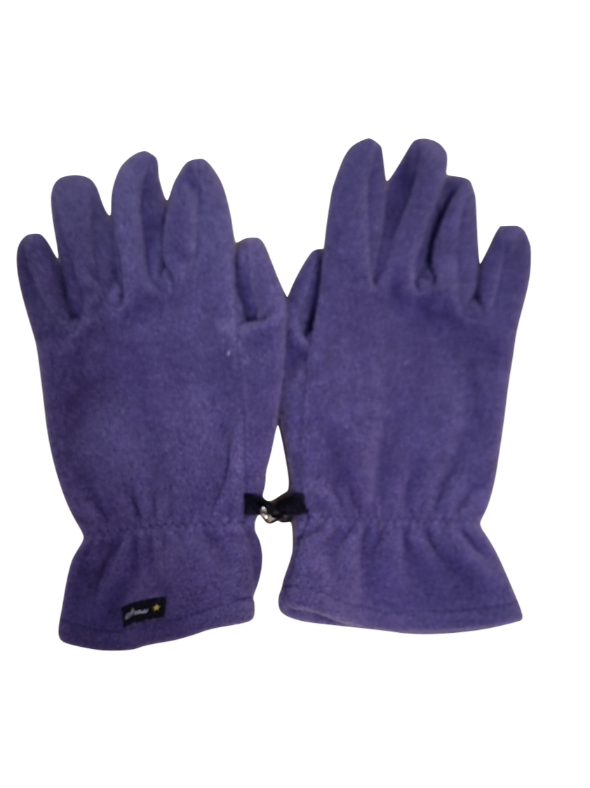 Handschoenen Fleece Strass Paars