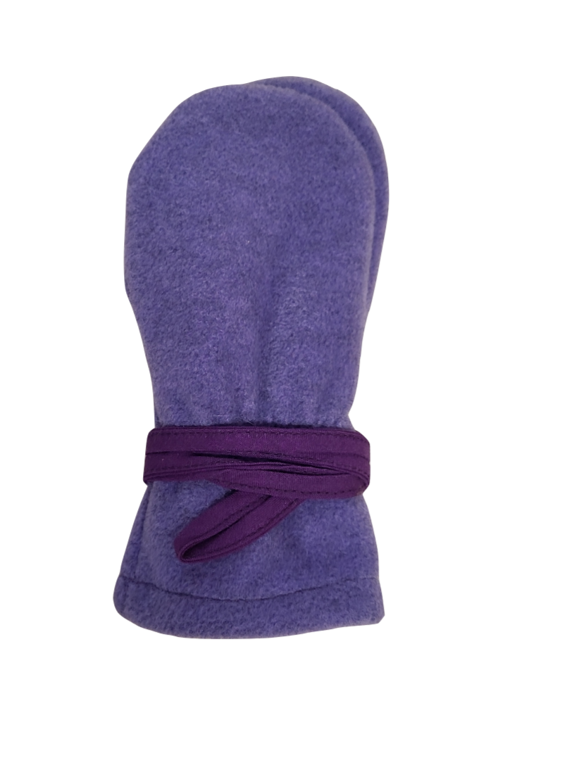 Wanten Met Duim Fleece Strass Paars