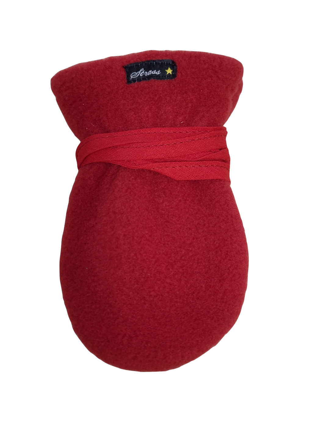 Wanten Zonder Duim Fleece Strass Donkerrood
