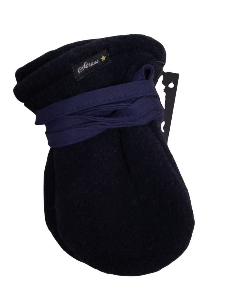 Wanten Zonder Duim Fleece Strass Donkerblauw